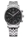 Wenger Swiss Army Men's 01.1743.122 Urban Classic Chronograph Black Dial Watch 42 Mm In Black