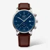 Wenger Swiss Army Men's 01.1743.125 Urban Classic Blue Dial Chronograph Watch 42mm In Blue