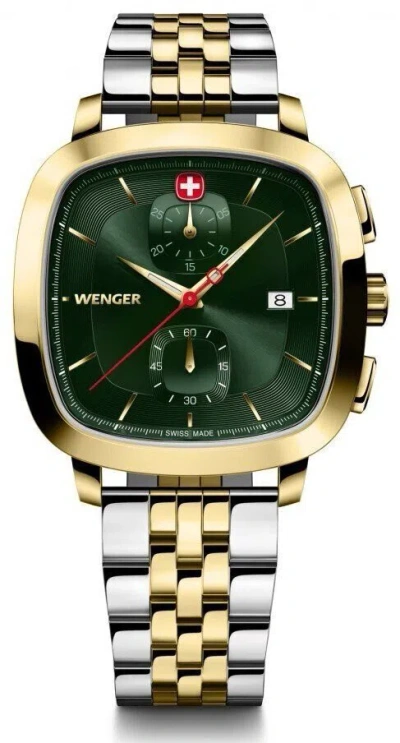 Pre-owned Wenger Swiss Made Men's Watch Vintage Classic Chrono 01.1933.105