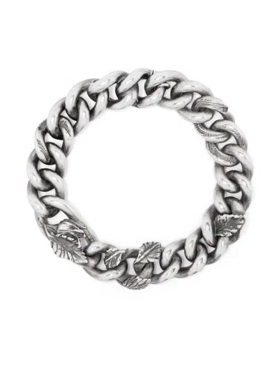 Werkstatt:münchen Armband In Rosenknospendesign In Metallic