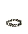Werkstatt:münchen Chunky Curb-chain Bracelet In Black