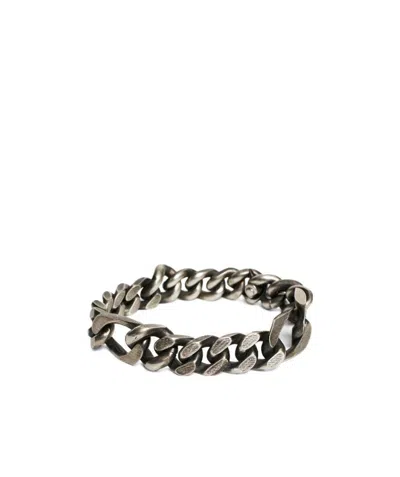 Werkstatt:münchen Chunky Curb-chain Bracelet In Black