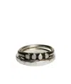Werkstatt:münchen Werkstatt Munchen Ring Combination Facettes M1735 In Multicolor