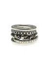 Werkstatt:münchen Stacked Rings In Multicolor