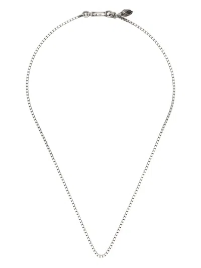 Werkstatt:münchen Symbol Rosebud Necklace In Metallic