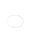 Werkstatt:münchen Thin Hook Bracelet In White