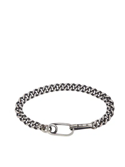 Werkstatt:münchen Werkstatt:munchen Bracciale A Catena In Argento In Metallic