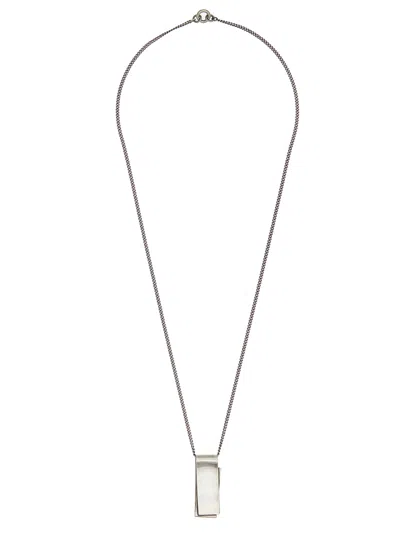 Werkstatt:münchen Werkstatt:munchen Necklace With Pendant In Metallic