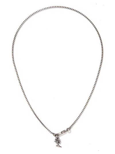 Werkstatt:münchen Werkstatt:munchen Silver Necklace With Pendant In Metallic