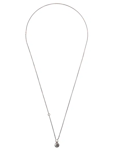 Werkstatt:münchen Werkstatt:munchen Silver Necklace With Pendant In Metallic