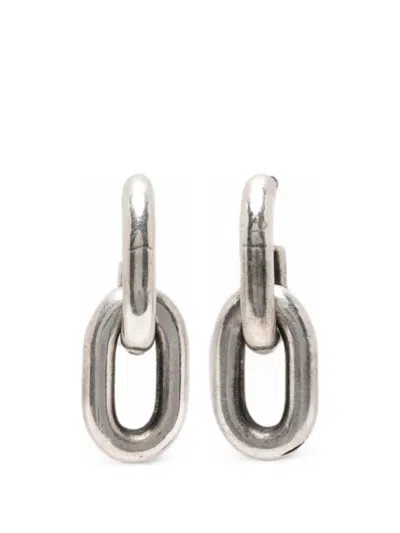 Werkstatt:münchen Anchor-chain Earrings In Metallic