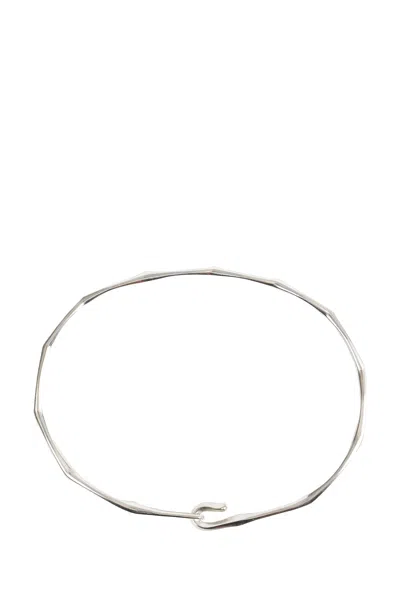 Werkstatt:münchen Bangle Hook Facets In Pink