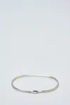 Werkstatt:münchen Bangle Hook Pattern In Metallic