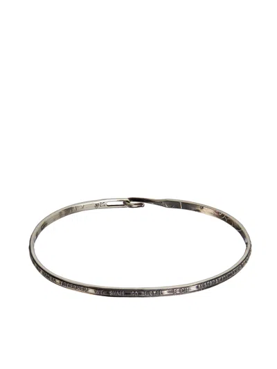 Werkstatt:münchen Werkstatt:munchen Bracciale In Argento In Transparent