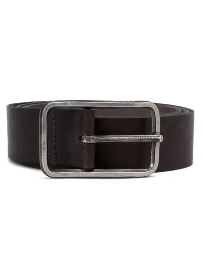 Werkstatt:münchen Buckle Belt In Gray