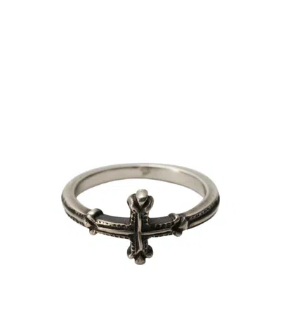 Werkstatt:münchen Burnished Cross Ring