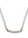 Werkstatt:münchen Cable-link Chain Polished-finish Necklace In Silber