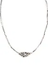 Werkstatt:münchen Chain-link Detailing Polished-finish Necklace In Silver