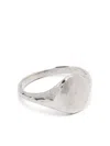 Werkstatt:münchen Circular-design Polished-finish Ring In Silber