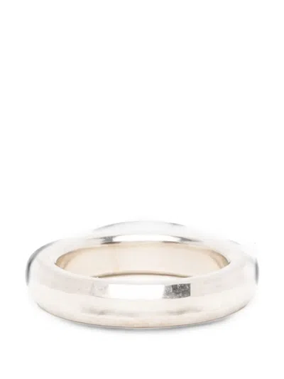Werkstatt:münchen Classic Round Edges Ring In Metallic