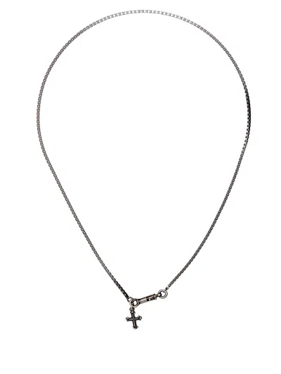 Werkstatt:münchen Werkstatt:munchen Collana In Argento Con Pendente In Transparent