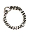 Werkstatt:münchen Chunky Curb-chain Bracelet In Silber