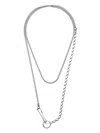 Werkstatt:münchen Curb-chain Body Chain In Silber