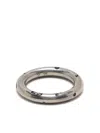 Werkstatt:münchen Engraved Sterling Silver Ring In Silver