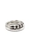 Werkstatt:münchen Facettes Ring In Silver