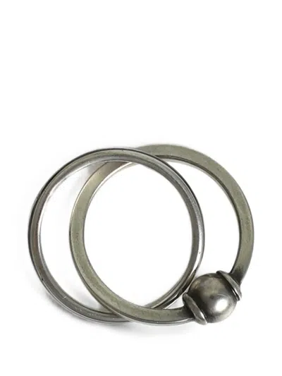 Werkstatt:münchen Ring In Ring Sphere Rings In Metallic