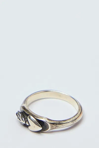 Werkstatt:münchen Ring Symbol Heart In Metallic