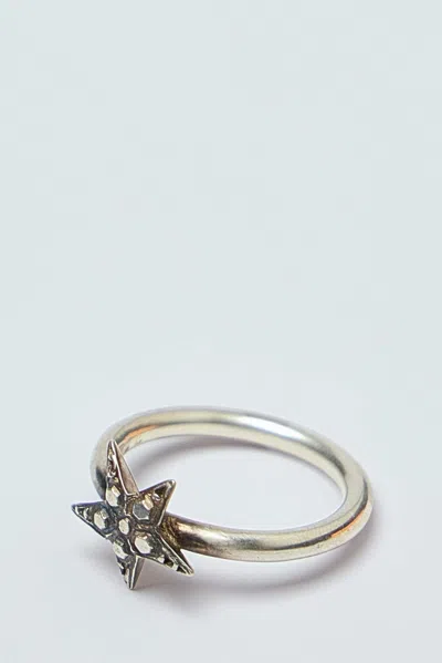 Werkstatt:münchen Ring Symbol Star In Metallic
