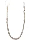 Werkstatt:münchen Silver Keychain In Silber