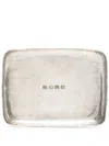 Werkstatt:münchen Etched Symbols Tray In Grau