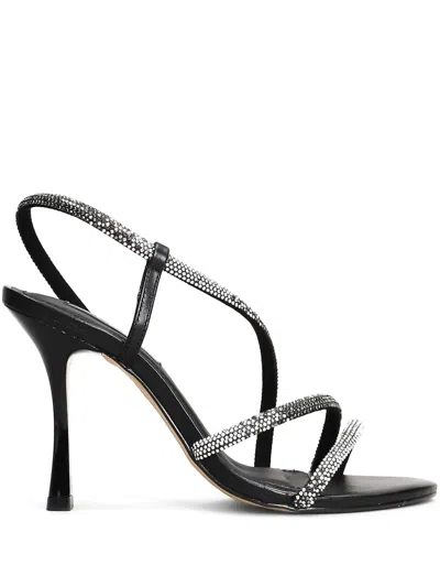 Werner 100mm Crystal-embellished Sandals In Black