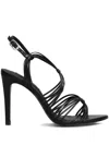 Werner 105mm Strappy Sandals In Black