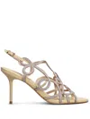 Werner 90mm Crystal-embellished Sandals In Pink