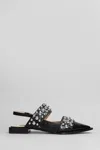 Werner Stud-embellished Ballet Flats In Black