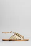 Werner Strappy Sandals In Gold