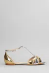 Werner Metallic-effect Sandals In Silver