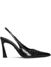 Werner Pointed Slingback Pumps In Black