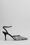 Werner 90mm Crystal-embellished Slingback Pumps In Black