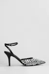 Werner 90mm Crystal-embellished Slingback Pumps In Black