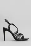 Werner 105mm Strappy Sandals In Black