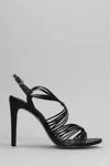 Werner 105mm Strappy Sandals In Black
