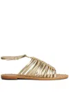 Werner Strappy Sandals In Gold