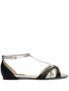 Werner Two-tone Sandals In Silver