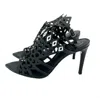 Werner Woman Sandals Black Size 7 Soft Leather In Black