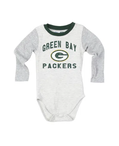 Wes & Willy Baby Boys' And Girls' Green Bay Packers Jie Jie Hopper Long-sleeve Shirt And Sweatpants Set In Multi