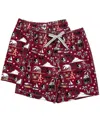 Wes & Willy Big Boys And Girls Garnet Florida State Seminoles Luau Swim Trunks In Red